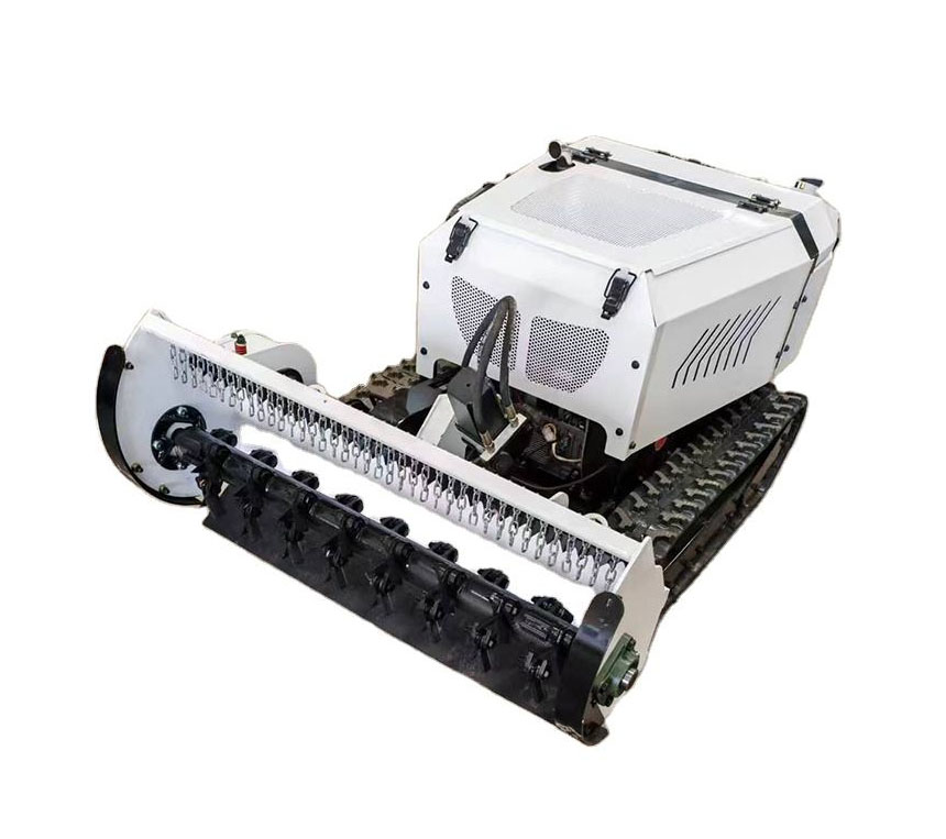 CE Euro5 EPAヘビーデューティ800mm 1000mm 1200mm切削幅リモートコントロールロボットRCフレイルモワー斜面用