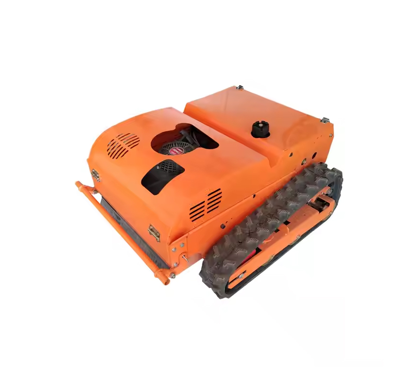 クローラータイプ24V 4ストロークDIYグレードクライミングスロープ付きリモートコントロール芝刈り機